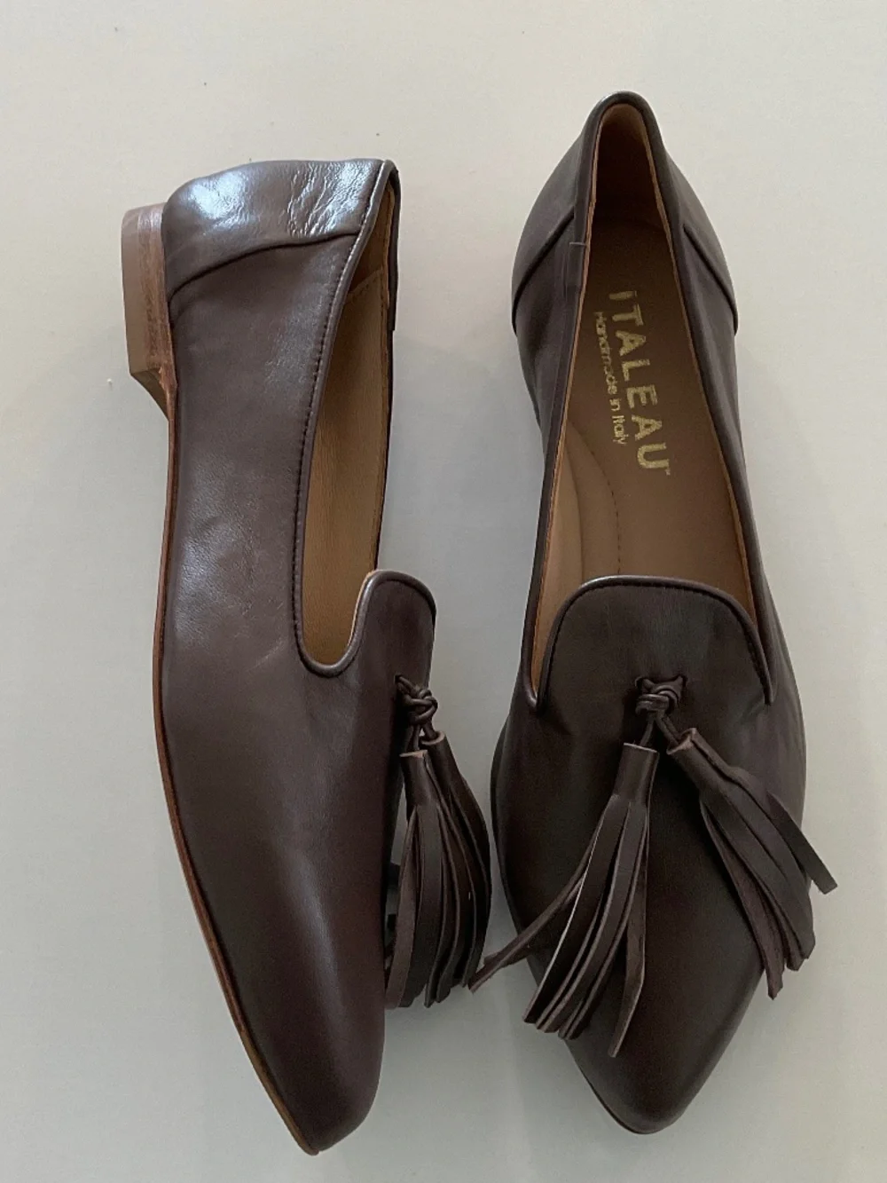 ITALEAU Trino Tassel Waterproof Loafer Size 6.5 EU 37 NEW